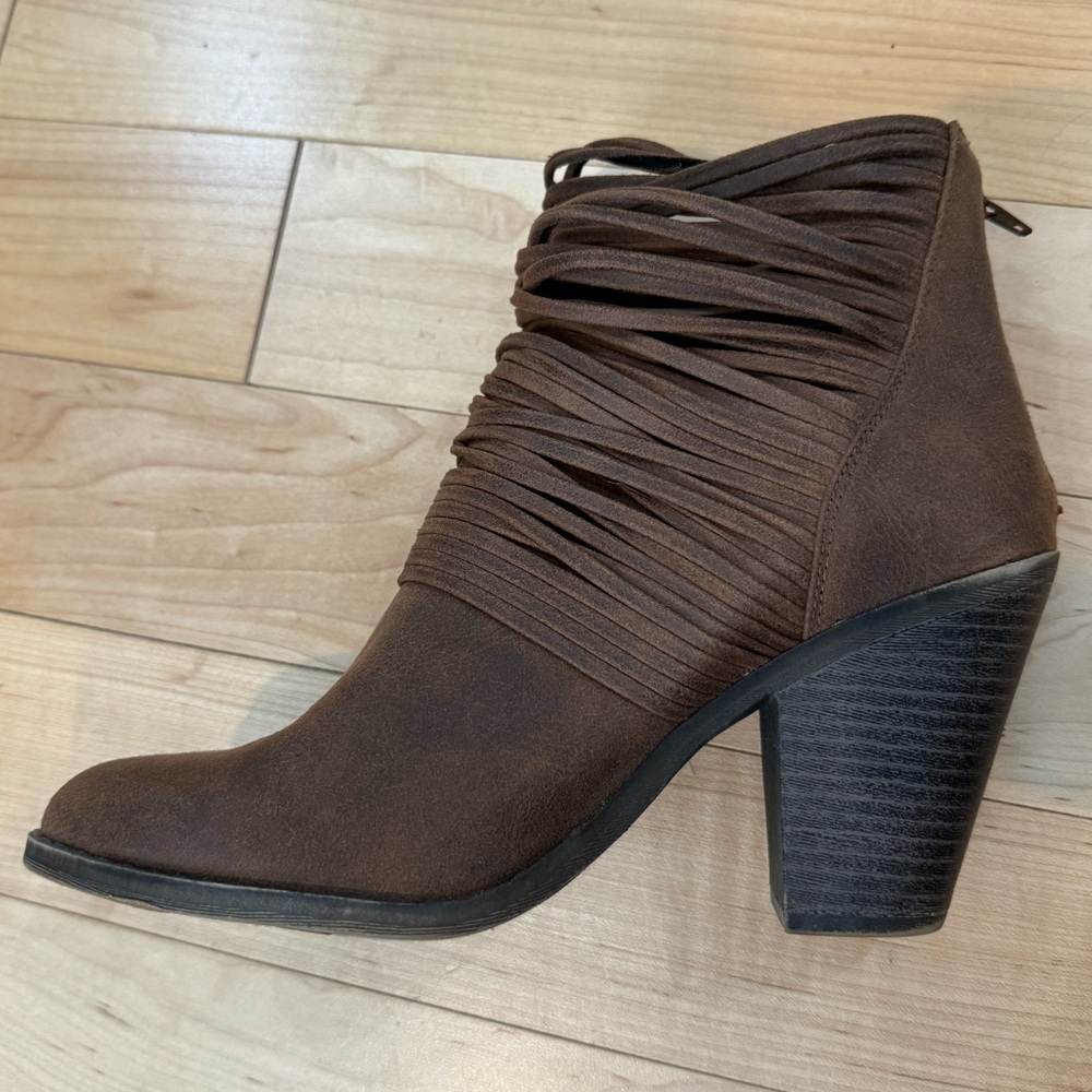 Fergalicious Brown Western Bootie - Picture 9 of 9